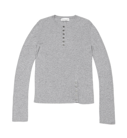 [BTS V Worn] SCHISM INDUCING Button Slit Henley Knit