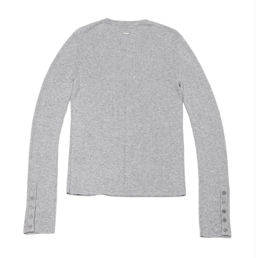 [BTS V Worn] SCHISM INDUCING Button Slit Henley Knit