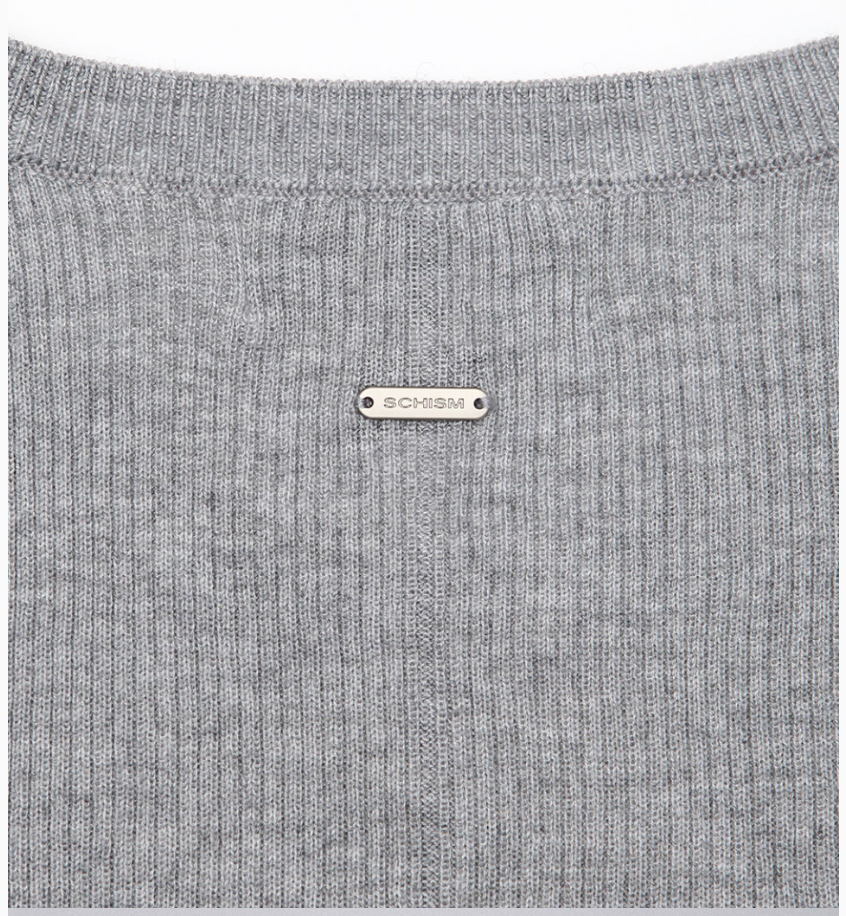 [BTS V Worn] SCHISM INDUCING Button Slit Henley Knit