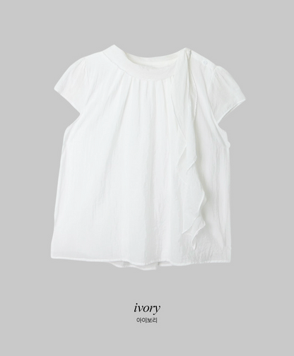 SHOPPERLAND - Chiffon Tie Blouse