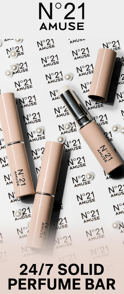 [AMUSE X N21] 24/7 Solid Perfume Bar - White T