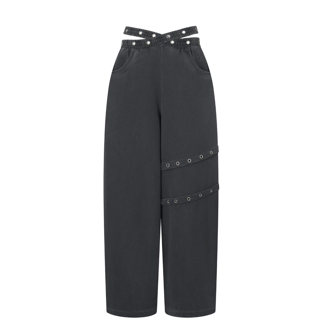 [Aespa Winter Worn] EUCT  Dual-Waist Eyelet Sweatpants