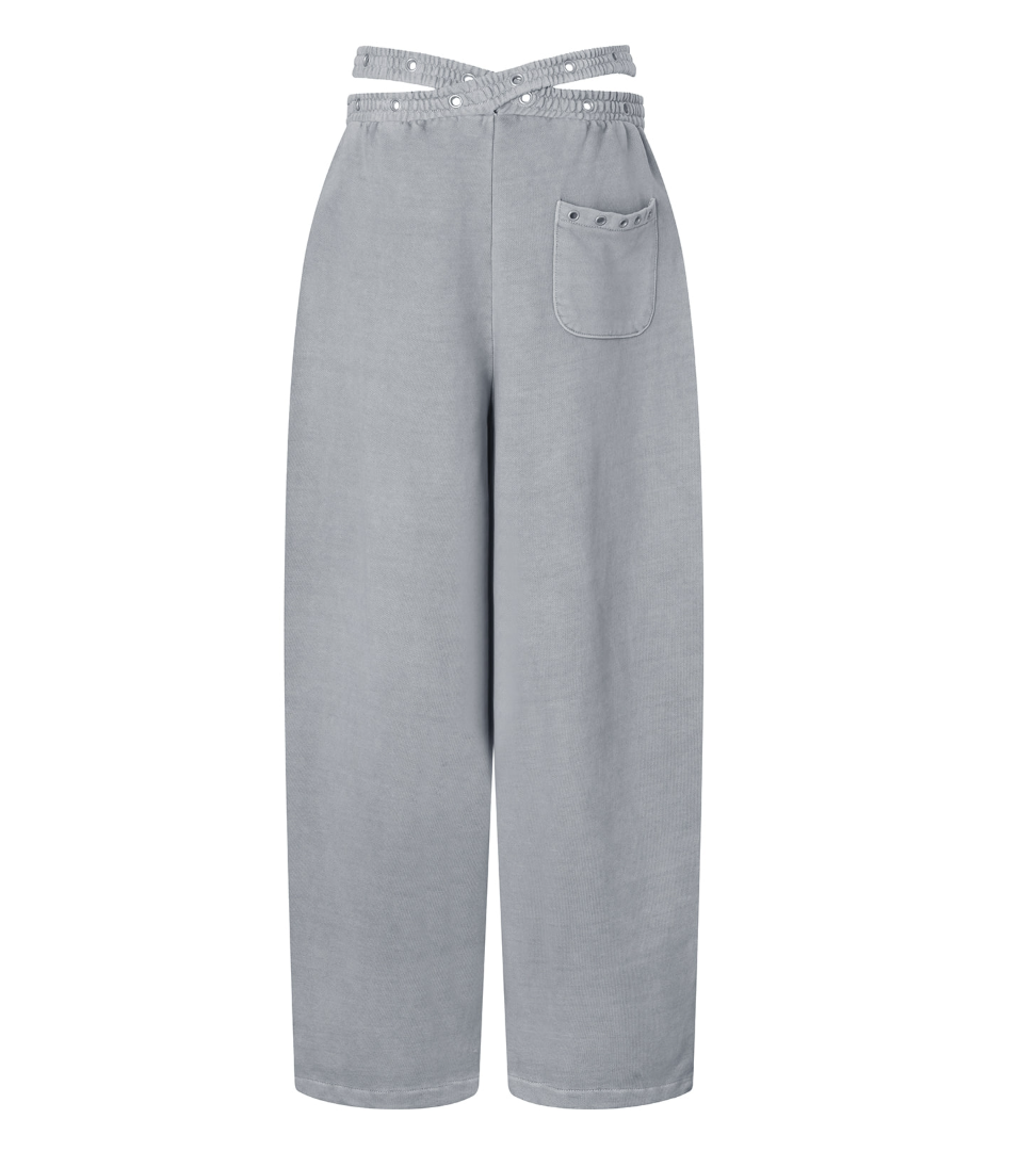 [Aespa Winter Worn] EUCT  Dual-Waist Eyelet Sweatpants