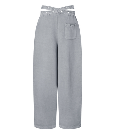 [Aespa Winter Worn] EUCT  Dual-Waist Eyelet Sweatpants