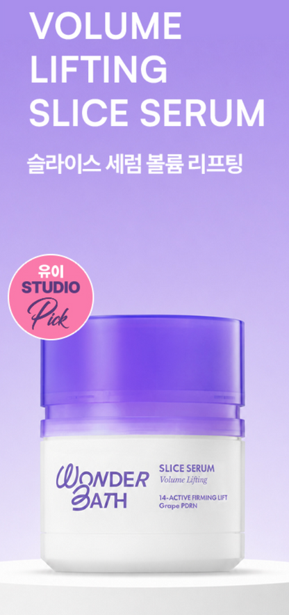 WONDERBATH - SLICE SERUM 60 sheets (pore tightening / dark spot toning / volume lifting)