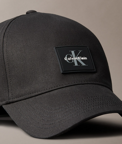 [BTS Jungkook Pick] CALVIN KLEIN Monologo Rubber Patch Ball Cap