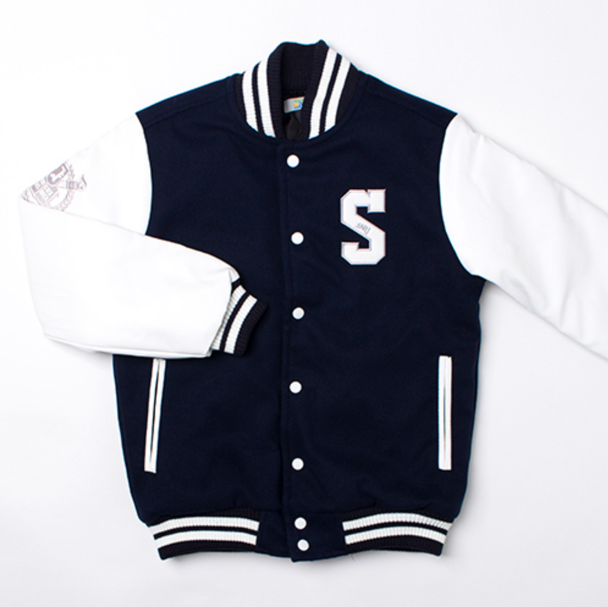 Seoul National University - Baseball Jacket (NAVY)