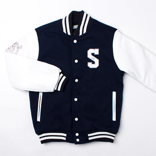 Seoul National University - Baseball Jacket (NAVY)