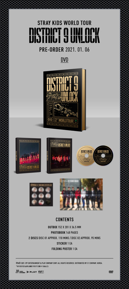 Stray Kids World Tour 'District 9: Unlock' in SEOUL DVD