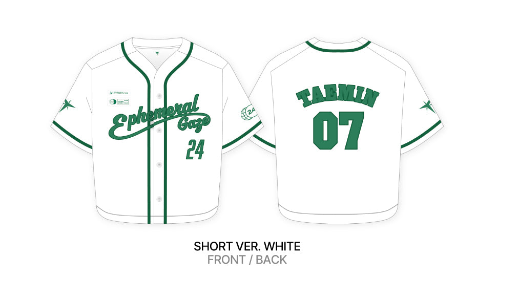 Taemin Baseball Jersey - Ephemeral Gaze Merch