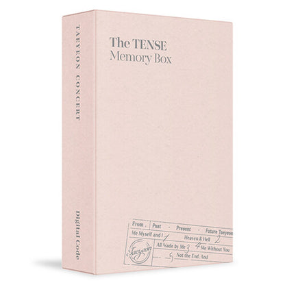 TAEYEON CONCERT The TENSE Memory Box (Digital Code)