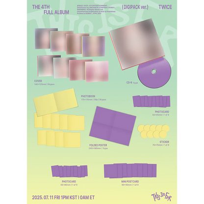 TWICE 4TH FULL ALBUM "THIS IS FOR"  Album