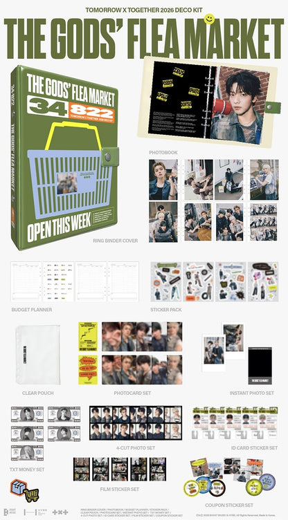 TXT Photobook 2026 Deco Kit The God’s Flea Market
