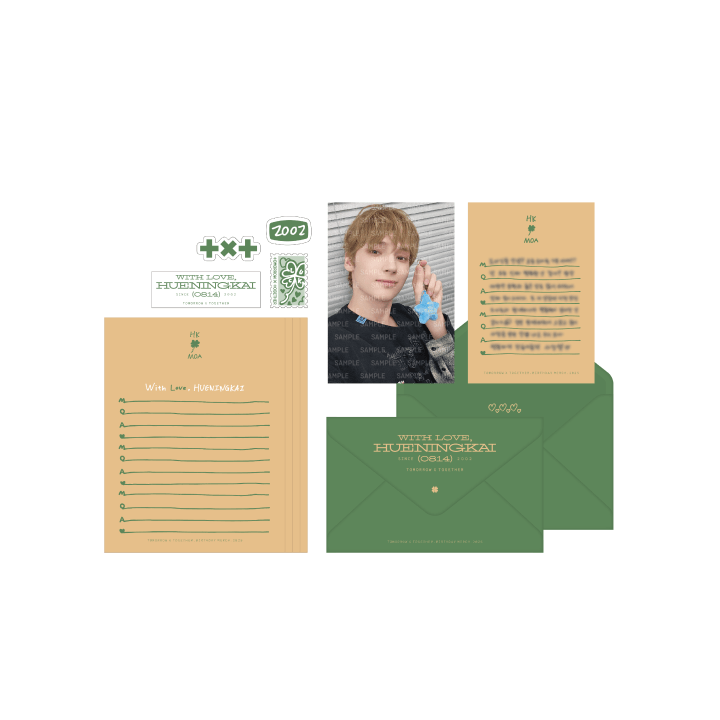 TOMORROW X TOGETHER [HUENINGKAI] LETTER SET