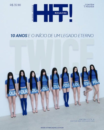 TWICE x HIT! Magazine 2025.8 (August) Magazine (+ Poster + Postcard)