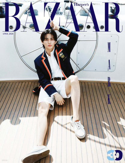 [NCT] MARK LEE - HARPER'S BAZAAR MAGAZINE APRIL 2026 (RANDOM COVER)