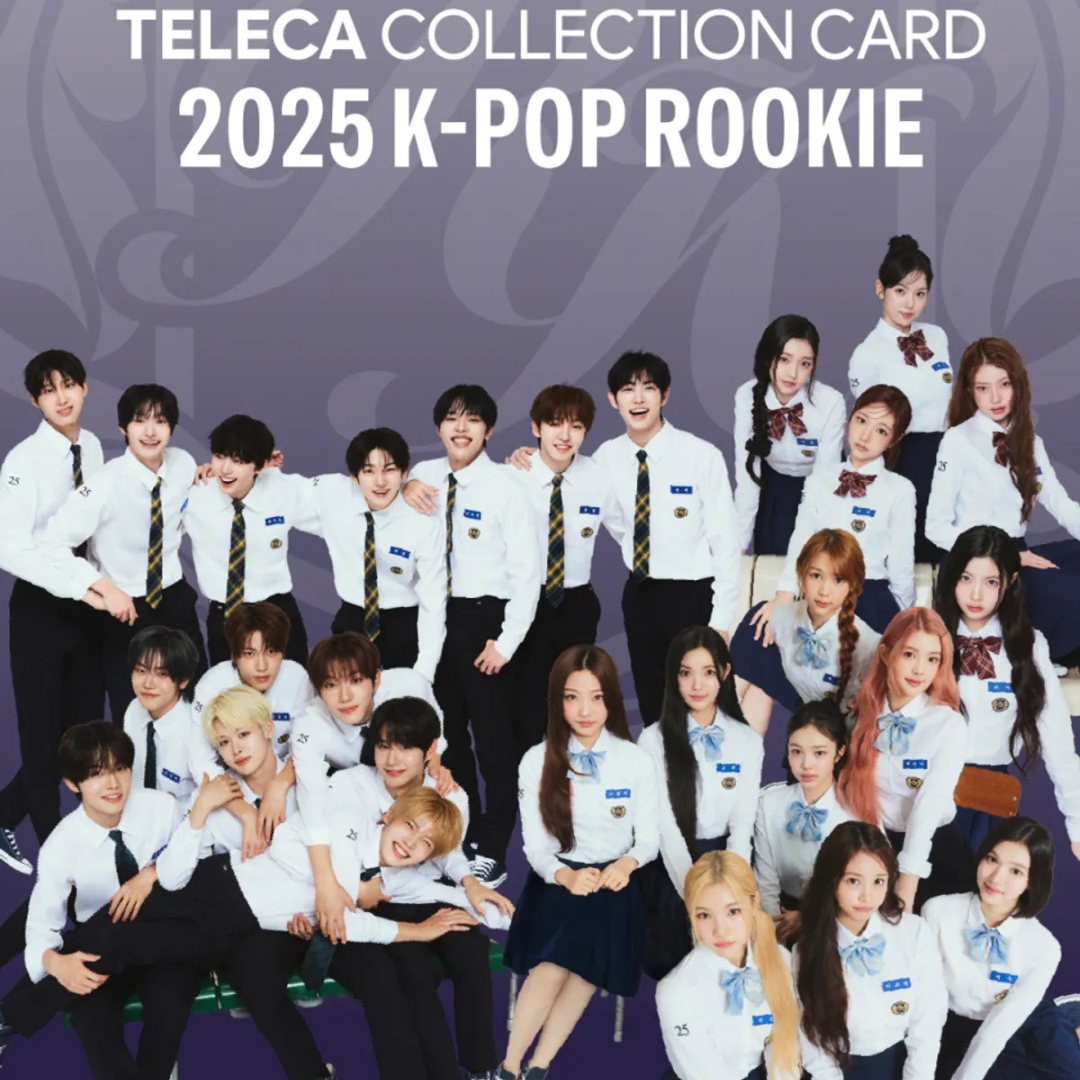 Teleca Collection Card 2025 K-Pop Rookie Box 10packs – SEOUL TERRACE Teleca Collection Card 2025 K-Pop Rookie Box 10packs – SEOUL TERRACE