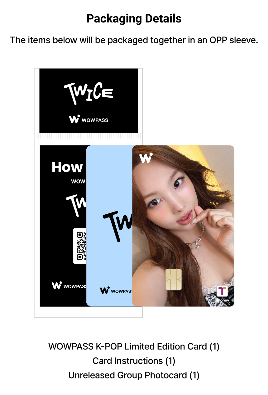 TWICE - Official WOWPASS with Unreleased 2026 Selfie Card x WOWPASS Limited Edition