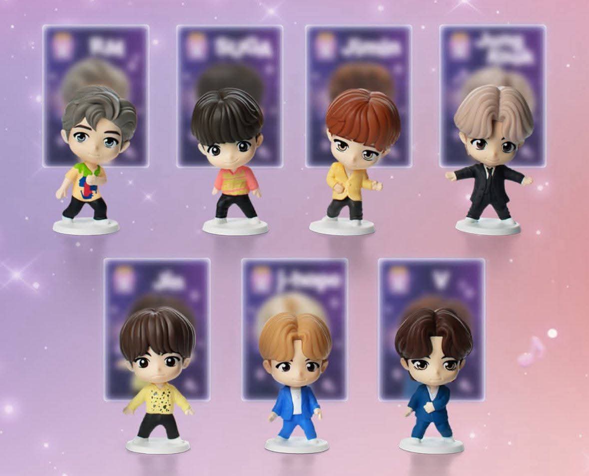 BTS TinyTAN X McDonald's Happy Meal Toys TinyTAN "Playback Edition” SET
