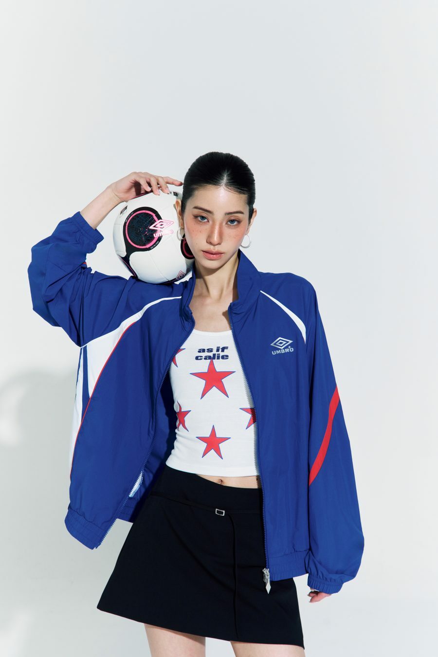 [UMBRO X NCT WISH] HBL Football Heritage Windbreaker Jacket
