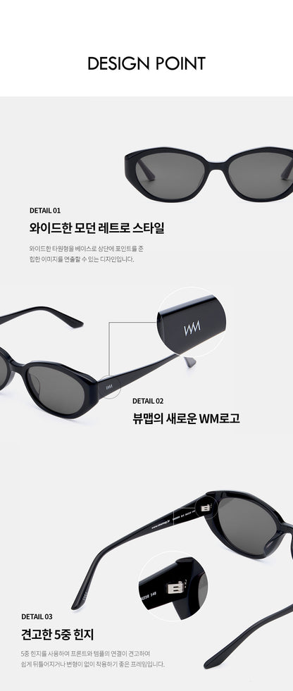 [Itzy Yuna Worn] ViewMap JEAN_Triangular Point Sunglasses