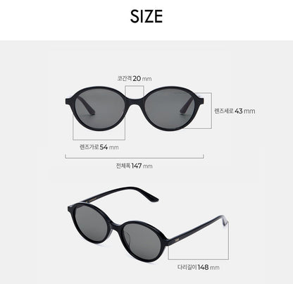 [Itzy Yuna Worn] ViewMapLAURA_ Retro Round Sunglasses