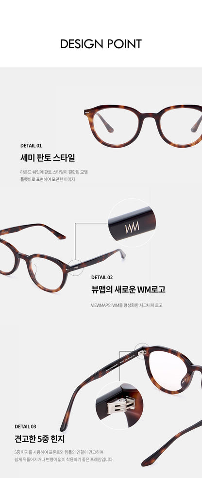 [Itzy Yuna Worn] ViewMap GETTY_Semi Panto Style Sunglasses