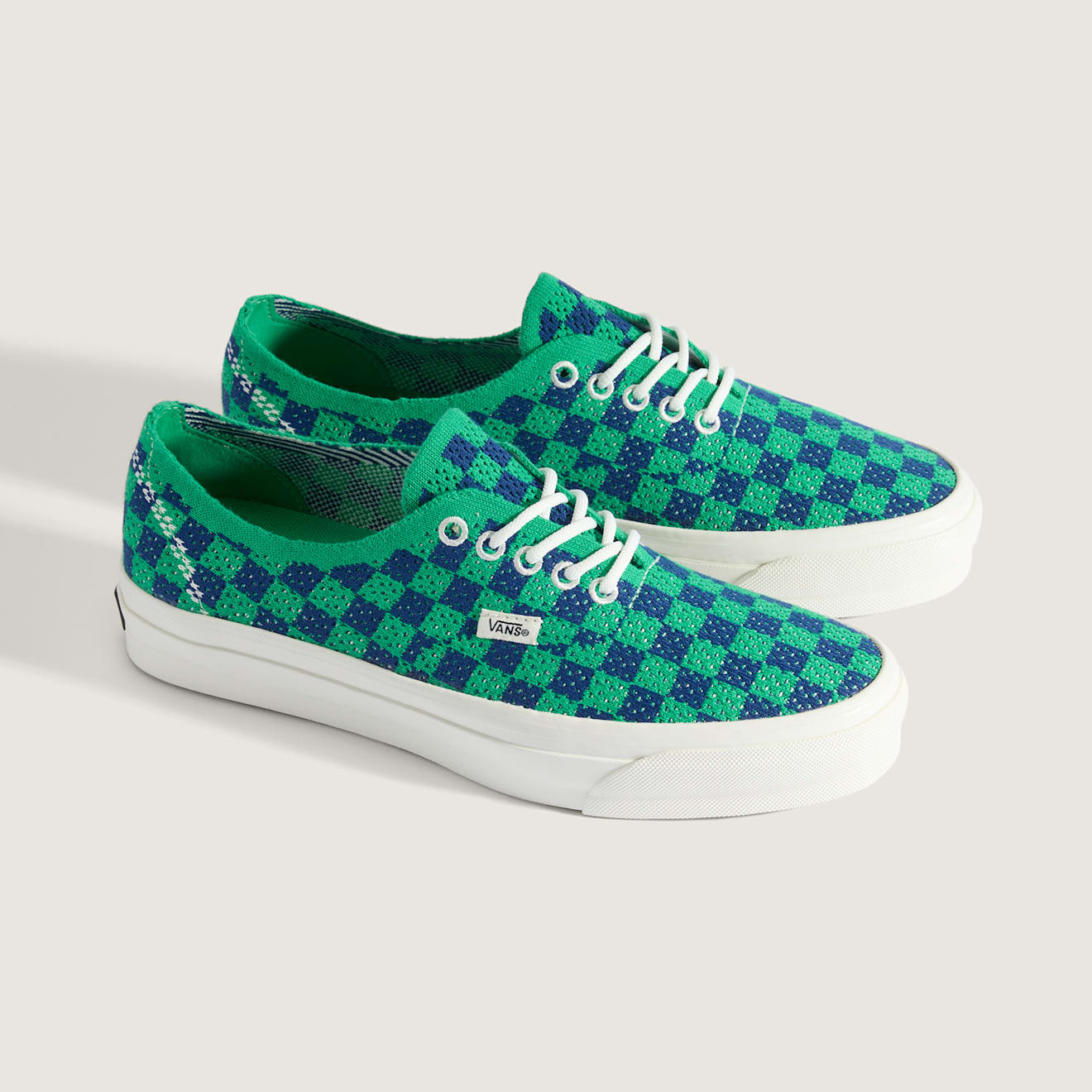 Cortis X Vans Vans Premium Authentic 44 Engineered Knit Punk Check Sneaker