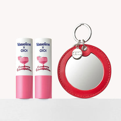 Vaseline Lip Therapy Color Care 4.2g (Set of 2) X OIOI + Mirror Keyring