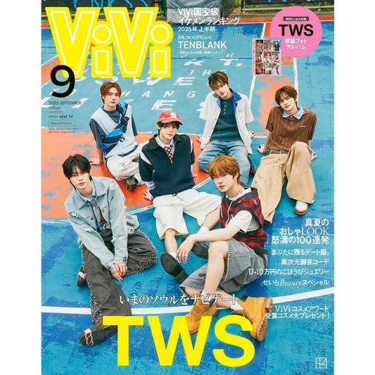 ViVi JAPAN MAGAZINE SEPTEMBER 2025.COVER : TWS