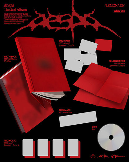 AESPA - The 2nd Album 'LEMONADE'
