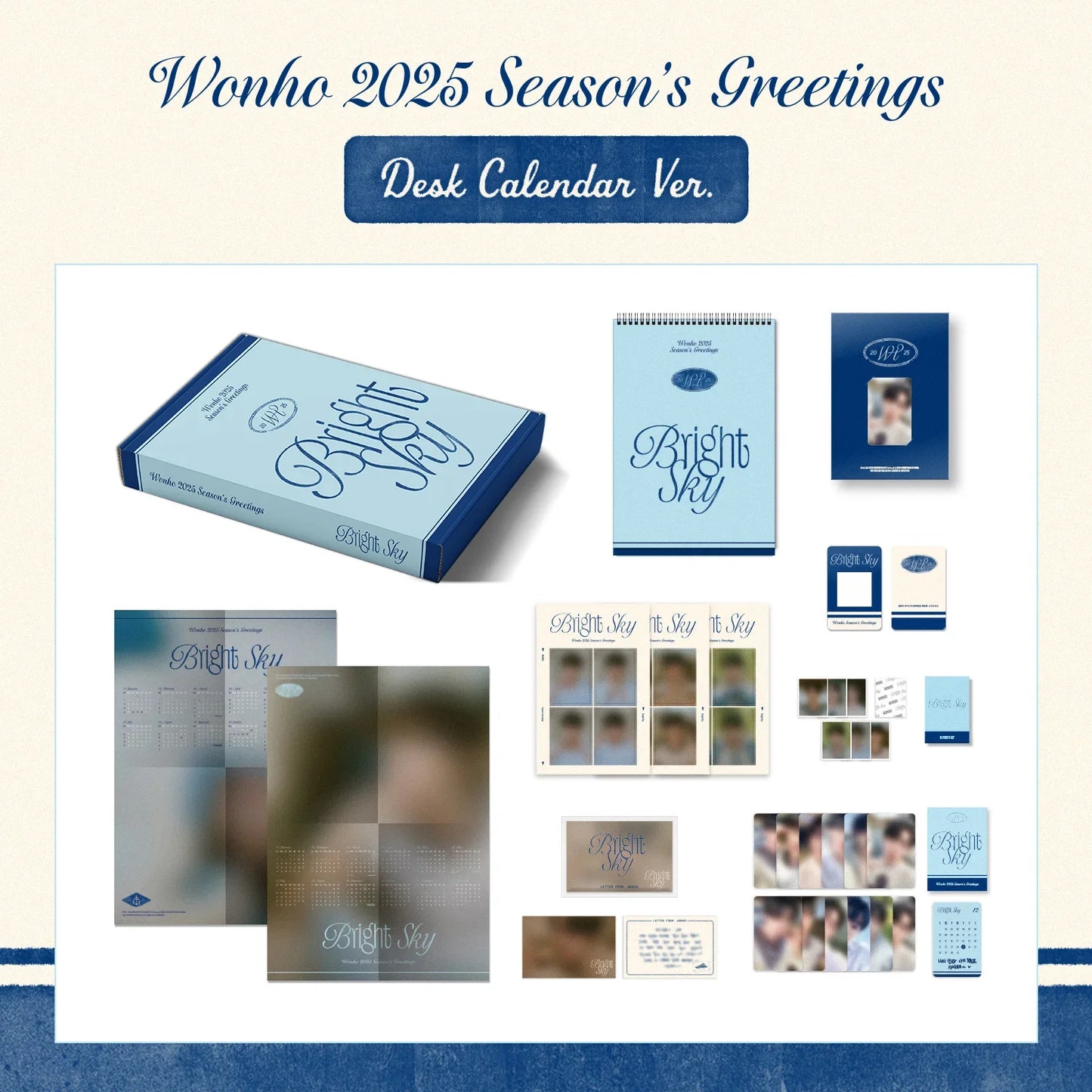 WONHO - 2025 SEASON'S GREETINGS [BRIGHT SKY]