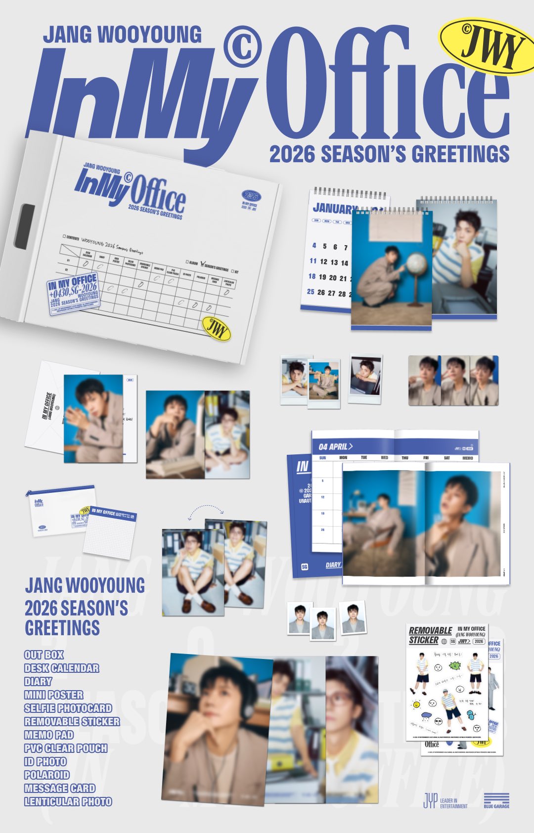 Jang Wooyoung 2026 SEASON'S GREETINGS [In My Office] With Pre-Order Gifts