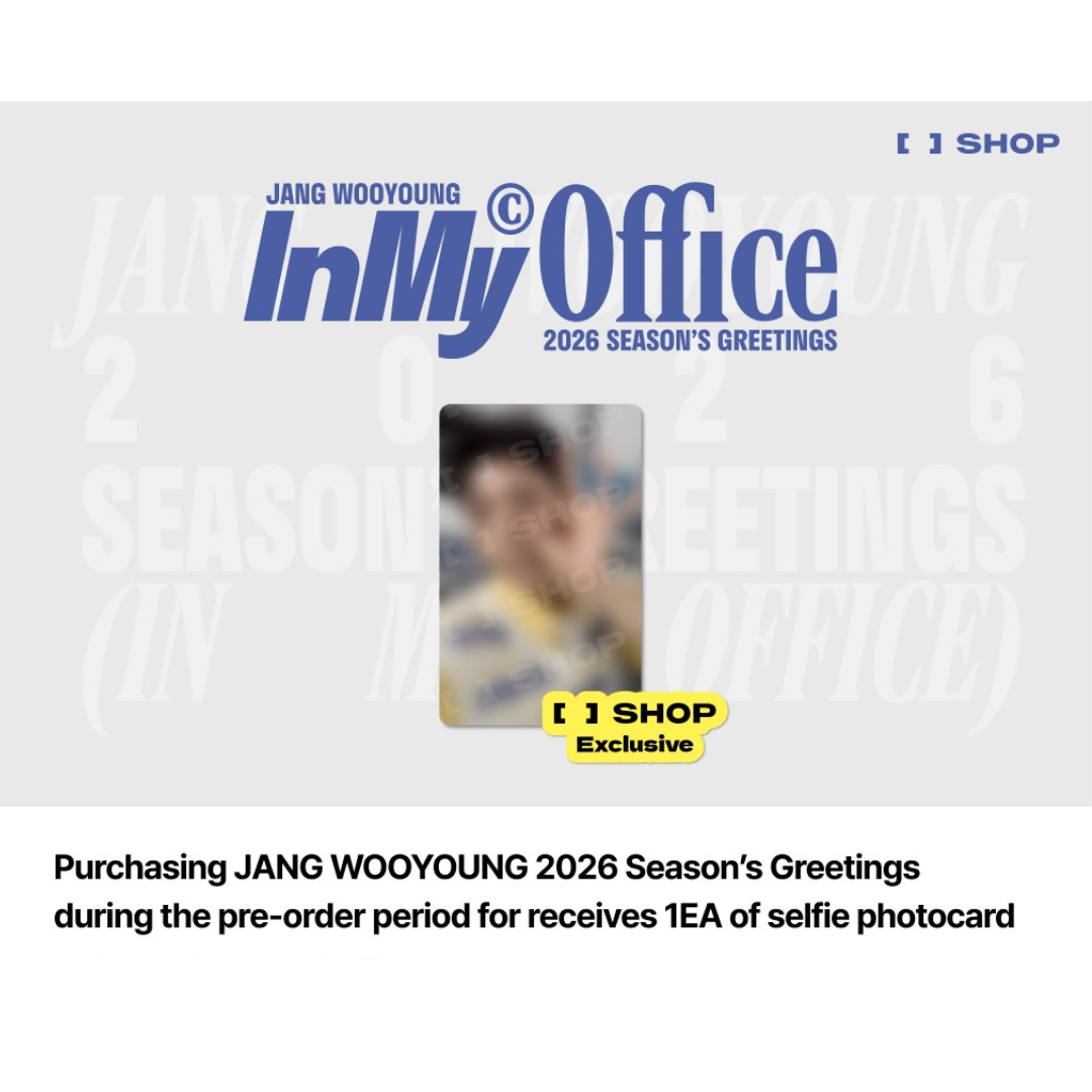 Jang Wooyoung 2026 SEASON'S GREETINGS [In My Office] With Pre-Order Gifts