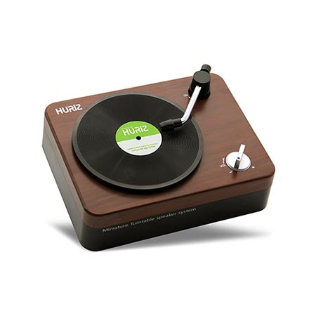 Huriz Mini Turntable Bluetooth Speaker