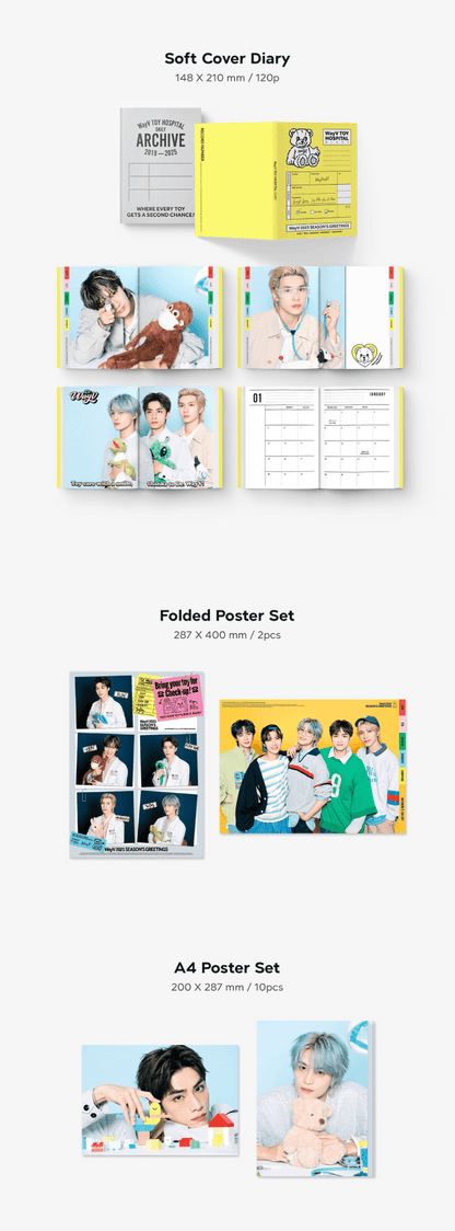 WayV 2025 Season's Greetings Calendar Diary