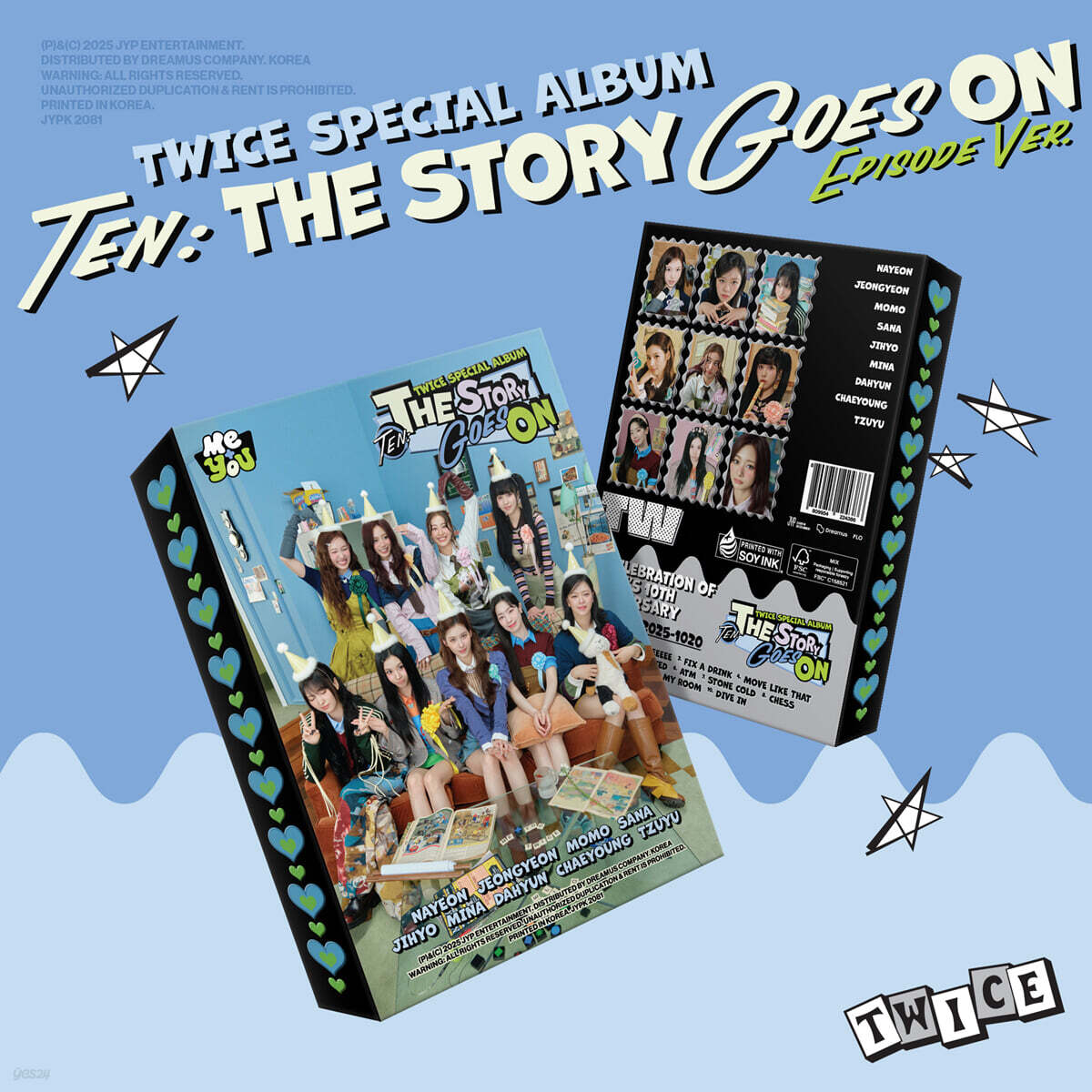 TWICE -  SPECIAL ALBUM TEN: The Story Goes On (+ Pre-Order Gift)