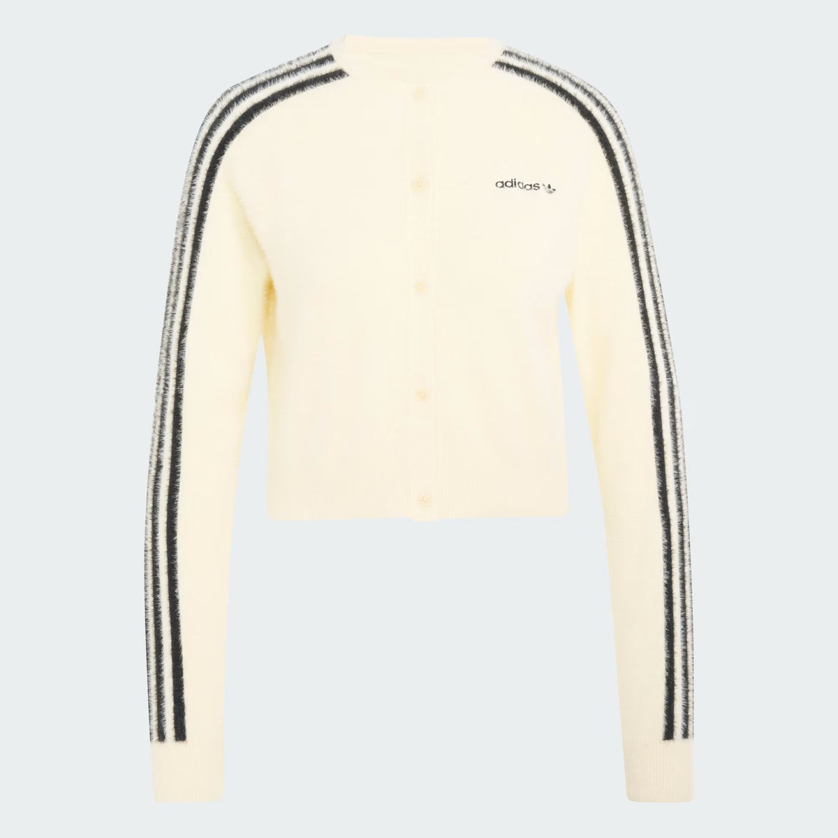 [Babymonster Pick] 26FW Adidas Fluffy Knitted Cardigan
