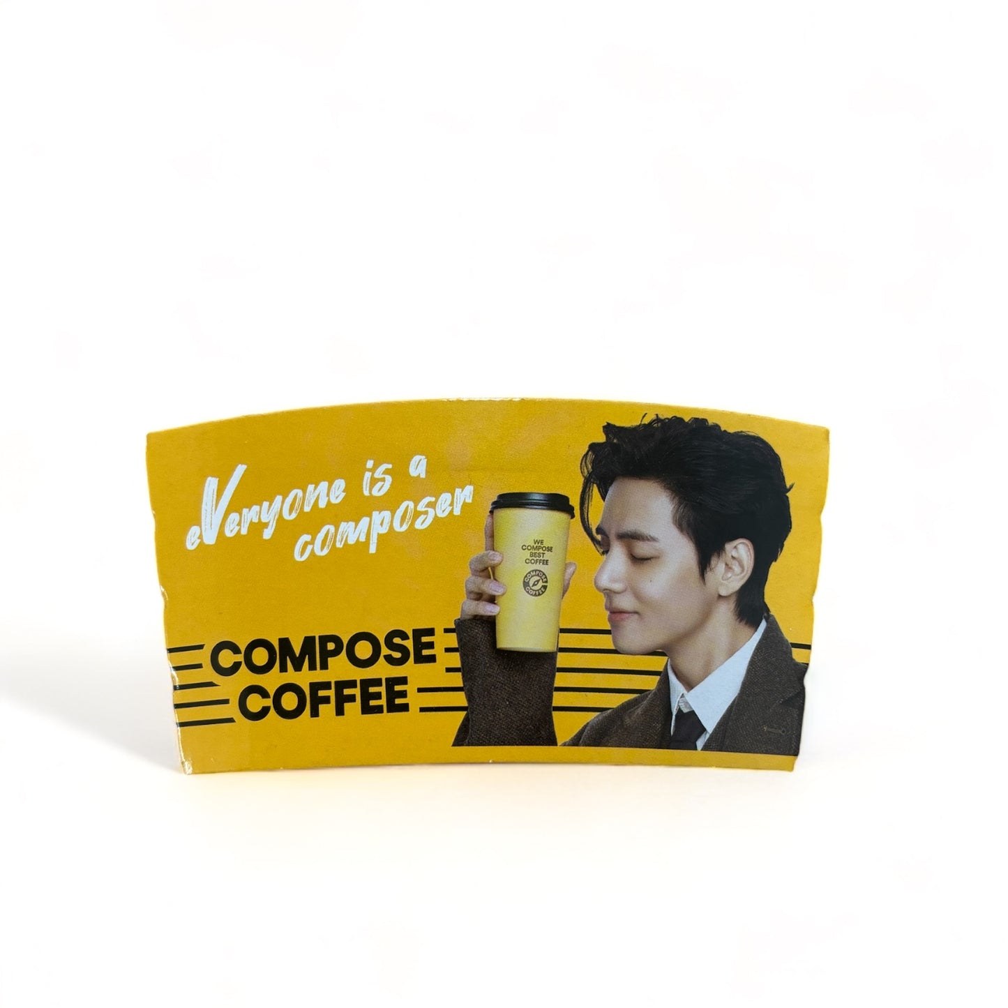 BTS Taehyung (V) - 'Compose Coffee' Paper Cup Holder