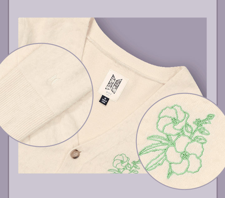 BTS DALMAJUNG Cardigan ダルマジュン カーディガン BTS - Dalmajung 2022 Cardigan Ivory – SEOUL TERRACE