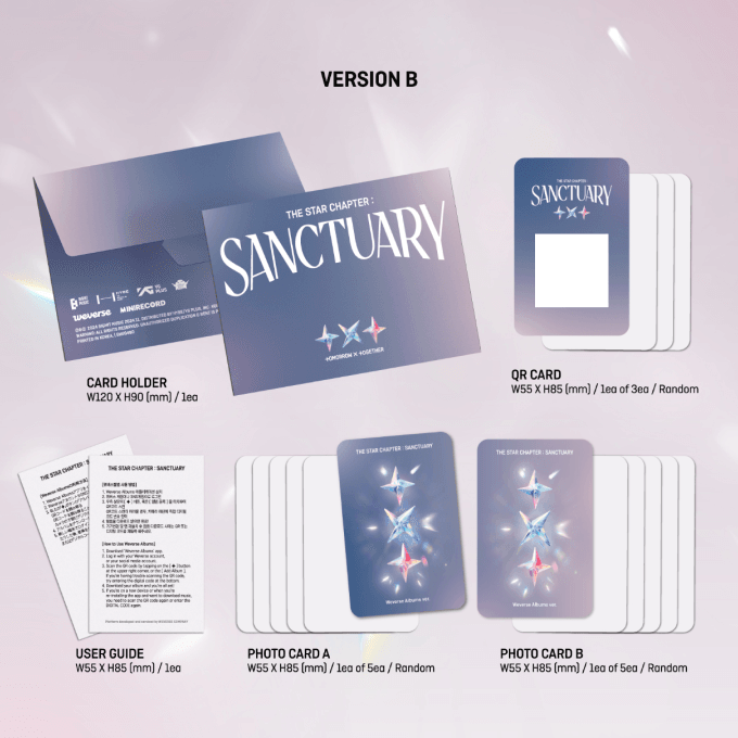 TXT - The Star Chapter: SANCTUARY - 7th Mini Album (with Weverse Gift)