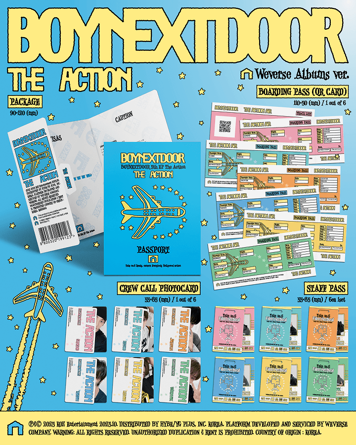 BOYNEXTDOOR - 5th EP [The Action] Album