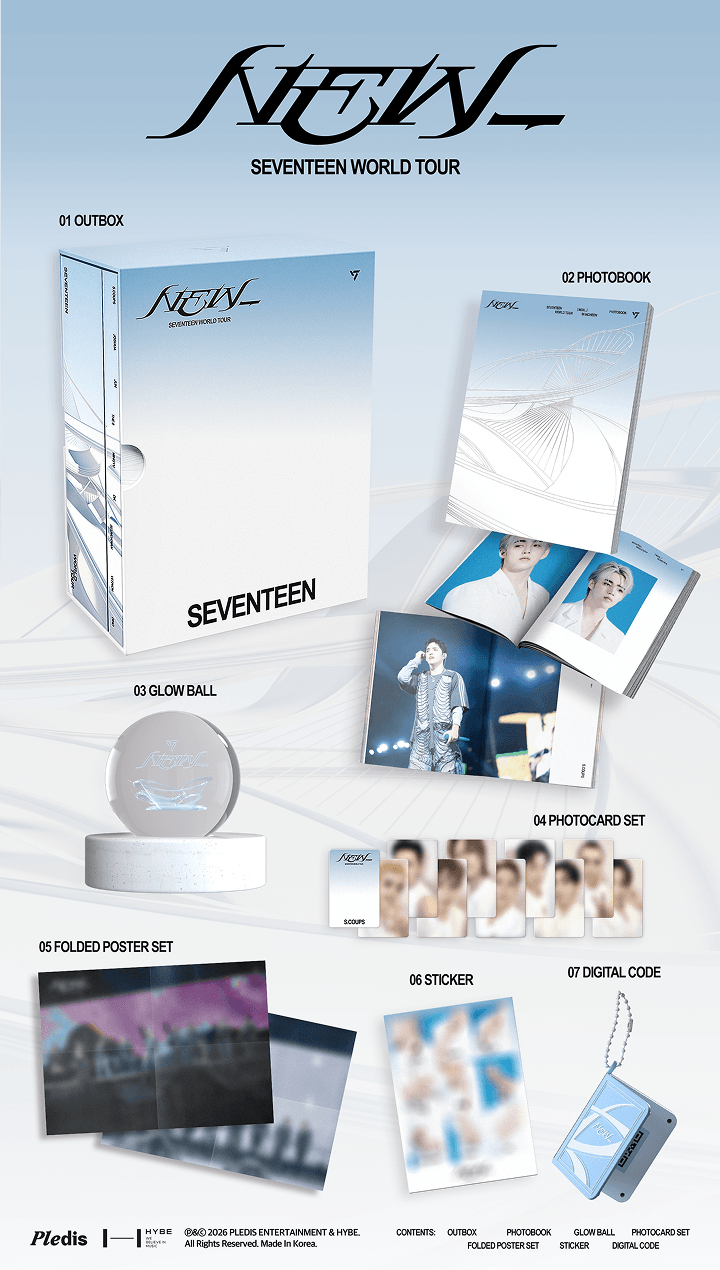 SEVENTEEN - NEW_ WORLD TOUR DIGITAL CODE