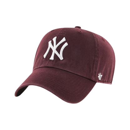 [Bts Jungkook Worn] 47 Brand New York Yankees BW Clean Up Maroon