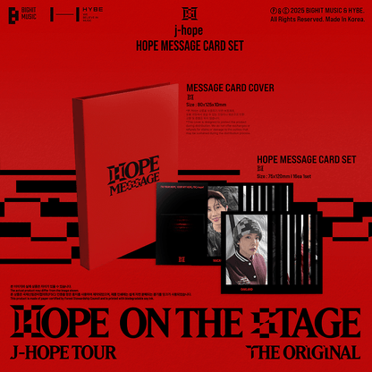 BTS - J-hope Tour ‘HOPE ON THE STAGE’ The Original Photobook + Digital Code / Message Card