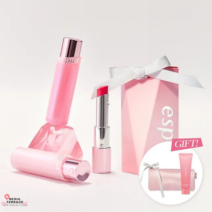 aespa Winter X Espoir Bare Glow Lip Balm ‘Kitten Jelly’ with FREE Pouch + Hand Cream