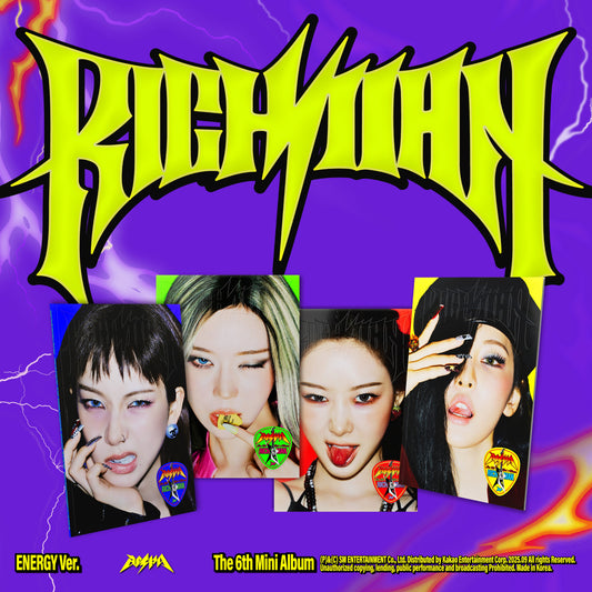 aespa 에스파 'Rich Man' Album Details (ENERGY Ver.) Preview