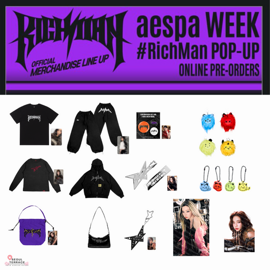 [aespa] WEEK Rich Man Pop Up Official Merch
