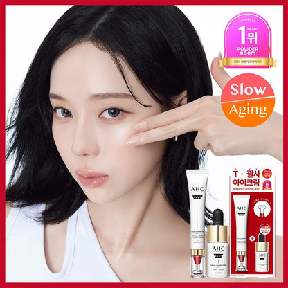 aespa WINTER X AHC Pro Shot Colla Juveination Eye Cream for Face 30ml Special Set (+ Serum 10ml)