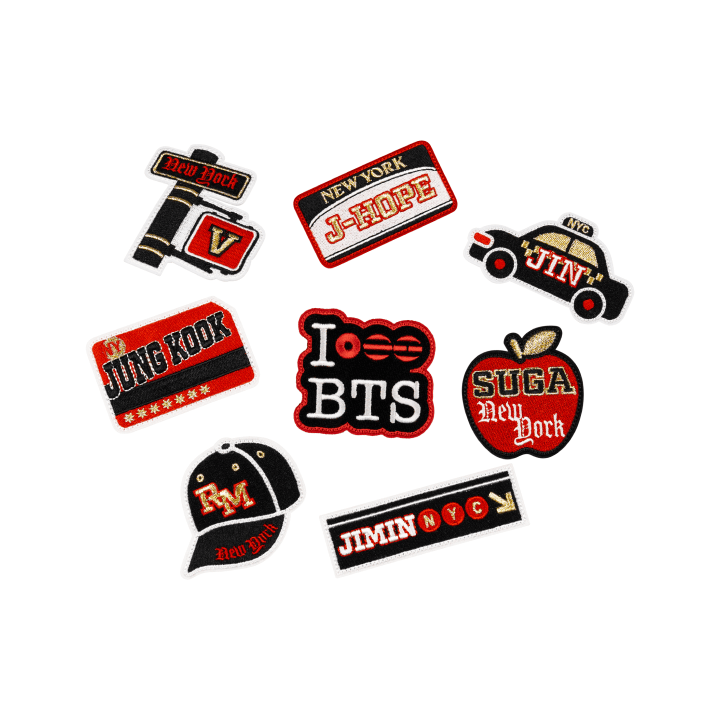 BTS WORLD TOUR | ARIRANG -  Embroidery Pin Badge (New York Ver.)